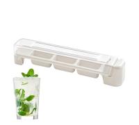 Glacon BAC | Secchi di ghiaccio con coperchio | BPA Silicone Ice Cately LFGB Stampo in silicone | Stampo per trucioli di ghiaccio | Gadget da cucina con coperchio sigillato per cocktail, caffè, frutta