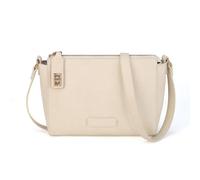 Gladdon Borsa a tracolla piccola da donna, in ecopelle, con tracolla regolabile, stile vintage, leggera, per uso quotidiano e da viaggio, Beige