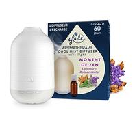 Glade Aromatherapy Diffusore di Nebbia Profumata con Oli Essenziali, Moment of Zen, Lavanda e Legno di Sental, 1 Diffusore + 1 Ricarica