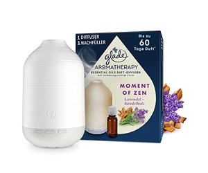 Glade Aromatherapy Essential Oils - Set di ricarica per diffusore di fragranze, fragranza: lavanda e legno di sandalo, 17,4 ml