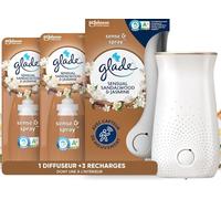 Glade automatic spray erogatore +3 ricariche da 18 ml profumatore sensual jasmin