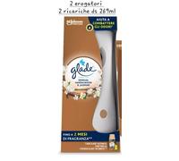 Glade automatic spray jasmine 269ml 2 erogatori 2 ricariche profumatore casa