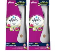 Glade Automatic Spray, Profumatore per Ambienti Base con Ricarica, Fragranza Relaxing Zen, Confezione da 2 Diffusore e 1 Ricarica 269 ml