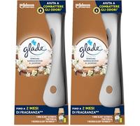 Glade Automatic Spray, Profumatore per Ambienti Base con Ricarica, Fragranza Sandalo di Bali e Gelsomino, Confezione da 2 Diffusore e 1 Ricarica 269 ml