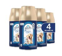 Glade Automatic Spray, Profumatore per Ambienti, Refreshing Air 4 Ricariche | Fino a 2 Mesi di Fragranza, Rilascio di Fragranza ogni 9, 18 o 36 Minuti, Formato Scorta