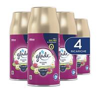 Glade Automatic Spray, Profumatore per Ambienti, Relaxing Zen, 4 Ricariche | Fino a 2 Mesi di Fragranza, Rilascio di Fragranza ogni 9, 18 o 36 Minuti, Formato Scorta