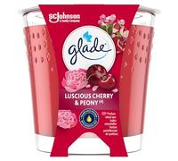GLADE CANDELA LUSCIOUS CHERRY & PEONY - senza olio di palma