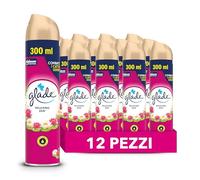 Glade Deodorante Ambiente Spray, Relaxing Zen, 12 Pezzi | Fragranza di Lunga Durata con Oli Essenziali, Formato Scorta