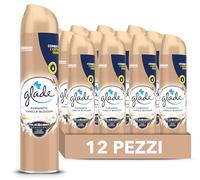 Glade Deodorante per Ambienti Spray, Fragranza Vaniglia, Formato 12 Spray da 300ml