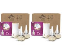 Glade liquido elettrico Profumatore per Ambienti con Olii Essenziali, Fragranza Relaxing Zen, 1 Diffusore e 3 Ricariche (Confezione da 2)