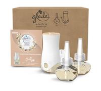 Glade liquido elettrico Profumatore per Ambienti con Olii Essenziali, Fragranza Vaniglia, 1 Diffusore e 3 Ricariche