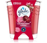 GLADE Luscious Cherry & Peony candela profumata 112 g