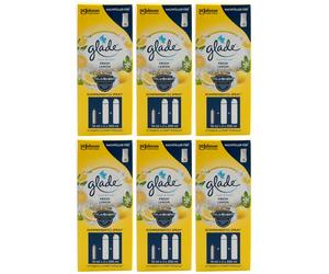 Glade Mini FRESH LEMON 6 X 10Ml Spray Compresso Touch & Fresh Ricarica