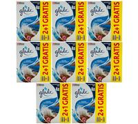 Glade Mini OCEAN ADVENTURE 8 X 3 Pezzi Ricarica Spray Ambiente Bad Touch & Fresh