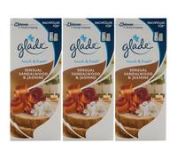 Glade Mini Sensuale Sandalo & Jasmine 3 X 10ml Vecchie Ricetta Spray per