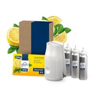 Glade ONE Touch & Spray, Fresh Lemon, 1 Diffusore e 3 Ricariche (3x13 ml) | Diffusore Spray per Bagno Starter Kit, Combatte Gli Odori, Lunga Durata, Fresh Lemon, 1 Diffusore e 3 Ricariche (3x13 ml) ml)