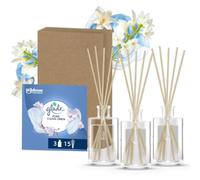 Glade Profumatore per Ambienti Bastoncini, Clean Linen, 3 x 50ml | Fragranza di Lunga Durata fino a 5 Settimane, Ideale per Ambienti di Tutte le Dimensioni, con Olii Essenziali
