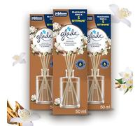 Glade Profumatore per Ambienti Bastoncini, Sandalwood & Jasmine, 3 x 50ml