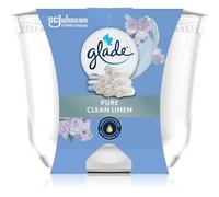 GLADE Pure Clean Linen candela profumata 204 g