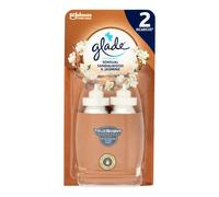 Glade Sense & Spray Doppia Ricarica, Deodorante per Ambienti con Sensore di Movimento, Fragranza Sandalo Bali e Gelsomino, Confezione da 2 Ricariche x 18 ml