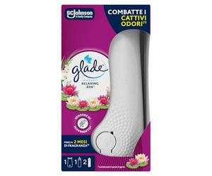 Glade Sense & Spray, Profumatore per Ambienti, Relaxing Zen,1 Base + 1 Ric