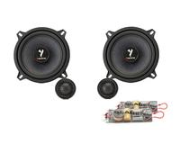 Gladen Gamma 130.2 Slim Altoparlanti 13 cm 3 Ohm 2 Vie 100 W Coppia Neri