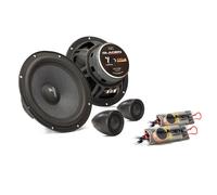 Gladen Gamma 165.2 Coppia Altoparlanti 16,5cm 2 Vie 3 Ohm Nero 100 W