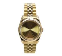 Gladiaond 1 pz Cassa 36mm 39mm Scanalato Orologio In Oro 20mm Bracciale a 5 maglie Zaffiro for Nh35 Nh36 Nh34 8215 Movimento 28.5mm Quadrante Datejust(Solid bottom cover 2,36mm NH35 NH36)