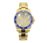 Gladiaond 1pc 40 millimetri 20ATM Diver Cassa Dell'orologio Accessori Vetro Zaffiro for Miyota8215 Movimento Oyster Bracciale(NO.52 Solid Back B)