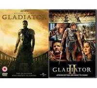 Gladiator 2 Movie Collection DVD - Gladiator DVD (2000) / Gladiator II DVD (2024) - Gladiator 1-2 DVD : Ridley Scott 2 Film Collection DVD