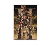 Gladiator 2 Movie Fan Art Poster da parete su tela, decorazione, dipinto, arte, camera da letto, soggiorno, ufficio, dipinto, moderna decorazione per la casa, arte da parete, stampa 40 x 60 cm