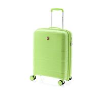 GLADIATOR Bionic - Valigia espandibile, dura e ruote girevoli, a mano, 55 cm, verde chiaro, de mano, 55 cm, Valigia espandibile, dura e ruote girevoli.