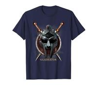 Gladiator Maximus Helmet Maglietta, Uomo, Navy, XXL