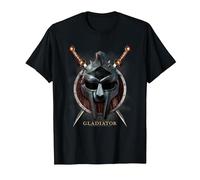 Gladiator Maximus Helmet Maglietta, Uomo, Nero, 4XL