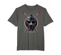 Gladiator Maximus Helmet Maglietta, Uomo Taglie Grandi, Asfalto, 2X Tall