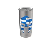 Gladiatori greci Spartan Casco Grecia Sparta Bicchiere termico in acciaio inox doppia parete