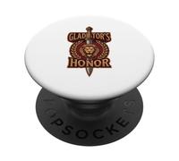 Gladiatori Onore Romano Gladio Spada Leone Antica Roma SPQR PopSockets PopGrip Adesivo