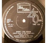 Gladys Knight And The Pips - Didn't You Know (You'd Have To Cry Sometime) / Keep An Eye - Tamla Motown - TMG 728