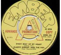 GLADYS KNIGHT AND THE PIPS - GLADYS KNIGHT AND THE PIPS - EVERY BEAT OF MY HEART - 7" VINYL