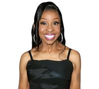 Gladys Knight (Black Top) Half Body Buddy Cutout