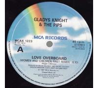 Gladys Knight & The Pips - Love overboard (Women and Children First Remix/Remixed Vocal Version, 1987) [Vinyl Single]