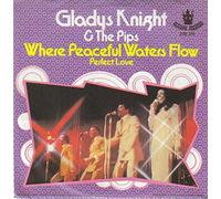 GLADYS KNIGHT - WHERE PEACEFUL WATERS FLOW 7" (VINYL 45) UK BUDDAH 1973
