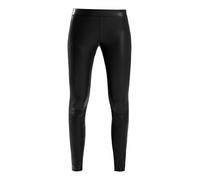 Gladys Leggings donna in ecopelle con interno in micropile - nero
