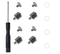 Glakyur 1 Set di per SSD M.2 NGFF NVME SSD per Montaggio con Supporto Distanziatore M.2 NGFF/NVMe Set di per di Supporto con Dado Esagonale per SSD A- M.2