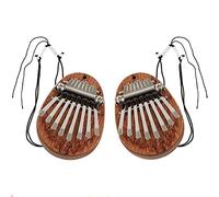 Glakyur 2 Pezzi Kalimba Pianoforte Pollice 8 Tasti Mini Pollice Piano Dito Pianoforte Mini Kalimba Pollice Pianoforte per Bambino Adulto Strumento Accessorio