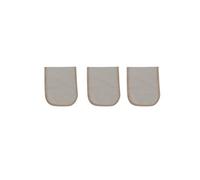 Glakyur 3 Pezzi Svizzero Series Chiusura di Pizzo Base Frontale Tessuto a Mano Netto Rete Capelli per Fare Parrucche in Pizzo Cap Chiusura Parrucca Accessorio