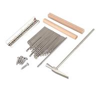 Glakyur Kalimba Thumb Finger Pianoforte DIY Keys + Bridge + Tuning Hammer Kit Musical Strumento Part Accessories