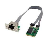 Glakyur Scheda di rete Mini PCIE M.2 A + E a RTL8111F Scheda Ethernet Gigabit Scheda di rete Ethernet RJ45 a porta singola