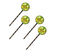 Glam Felice Giorno Dei Bambini Sfondo Verde Accessori Per Capelli, Eleganti Fermagli Dei Capelli, Carino Fermagli Capelli Dolci Fermagli Fatti A Mano