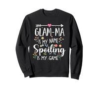 Glam ma è Il Mio Nome Spoiling è Il Mio Gioco Divertente Nonna Felpa